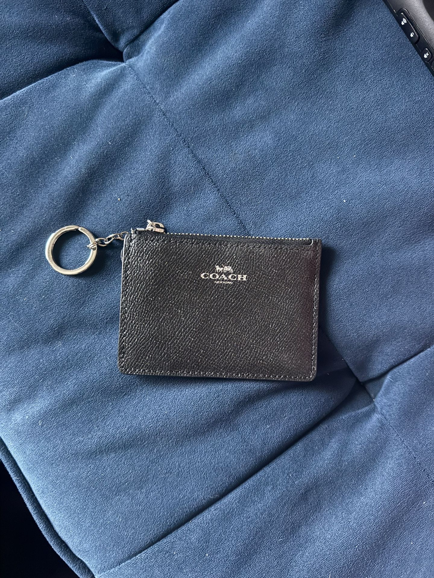 Real Coach Black Wallet Pouch