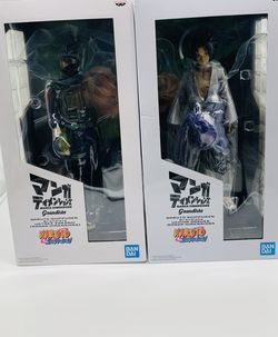 New Banpresto Naruto Shippuden Grandista Hatake Kakashi Sauske Manga Dimensions