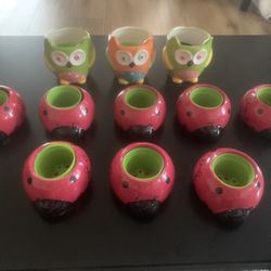 11 Plant Pots  Lady Bug - OWELS