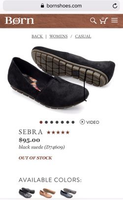 Born Shoes 7.5 women’s Sebra