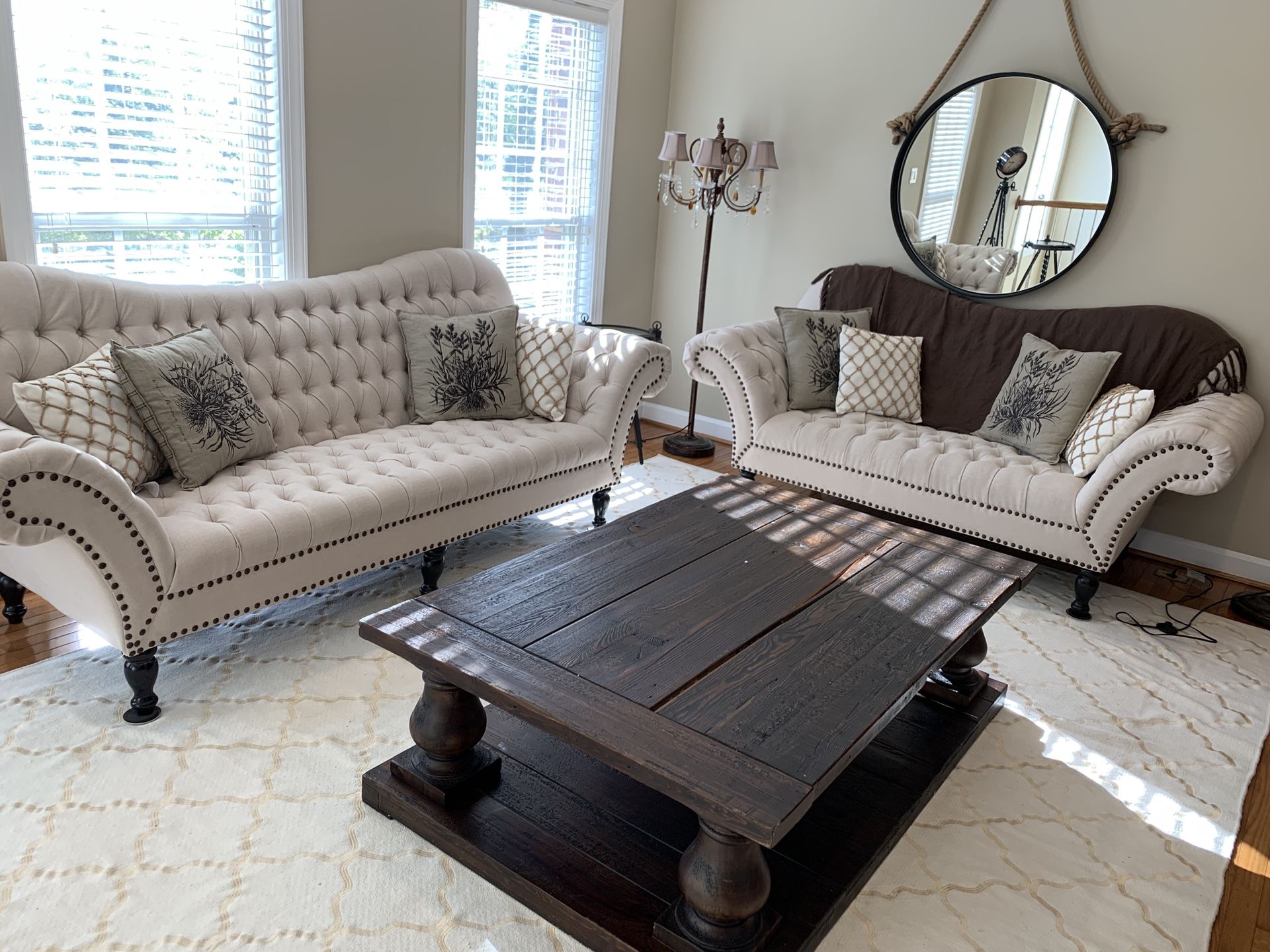 Victoria Sofa and Loveseat for sale