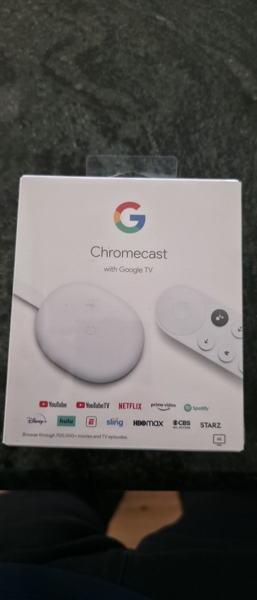 Google Chrome Cast And Remote Brand New In Box