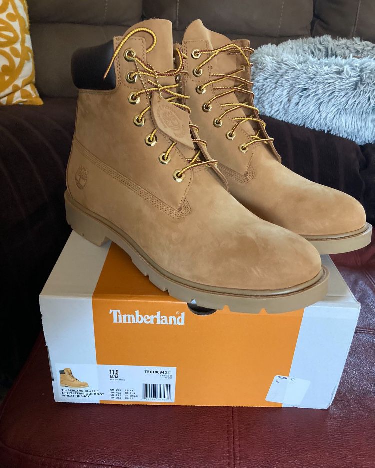 NEW! Classic Timberlands, 6 Inch Waterproof Boots Size 11.5