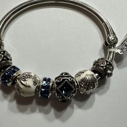 Gorgeous Brighton Charm Bracelet W/Premium Beads