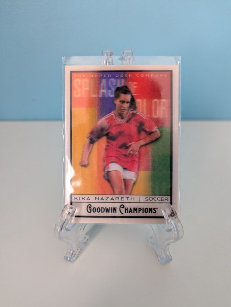2025 UD Goodwin champions Kika Nazareth splash of color bounty *unscratched*