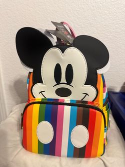 Disney Loungefly Mickey Mouse Rainbow Backpack 🌈🐭✨