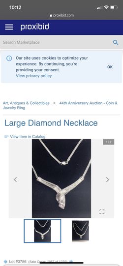Large Diamond Necklace 