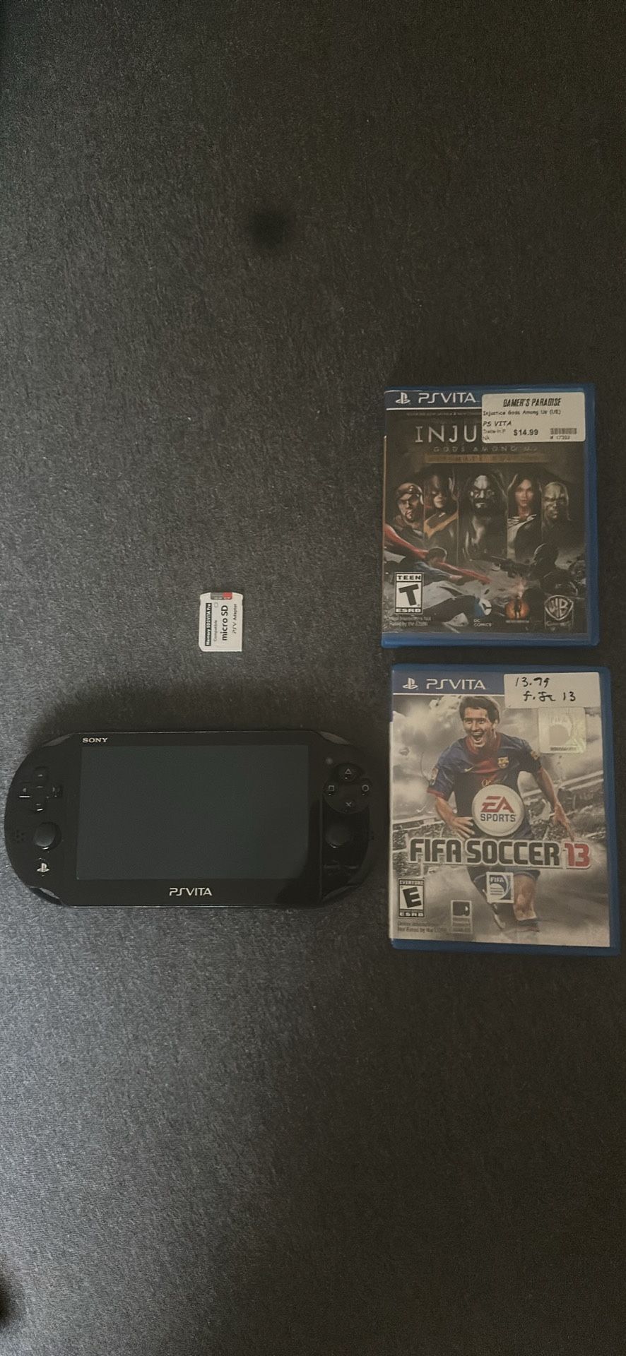 PS Vita 2000 (Like New) + Games + SD2Vita Card – Modding-Ready!