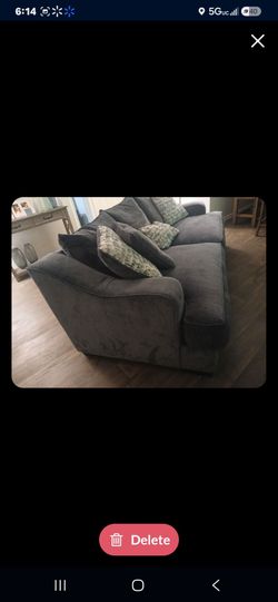 Blue 2 seat Sofa