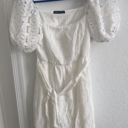 White Off Shoulder Dress