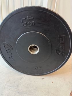 45 lb bumper plates (2)