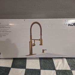 Kohler Sous Semi-Professional Kitchen Faucet W Soap Dispenser Brand New (Price Is Firm)