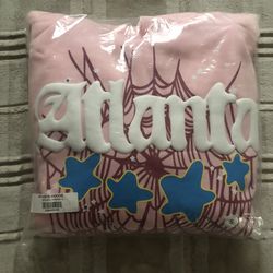 pink Atlanta spider hoodie