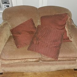 Love Seat And Sofa
