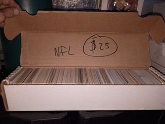 NFL Cards Box $25
