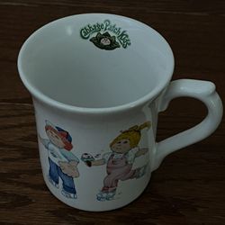 Vintage 1984 Cabbage Patch Kids Mug Sports Ice Cream 84 Edition OAA Inc 80s Cup