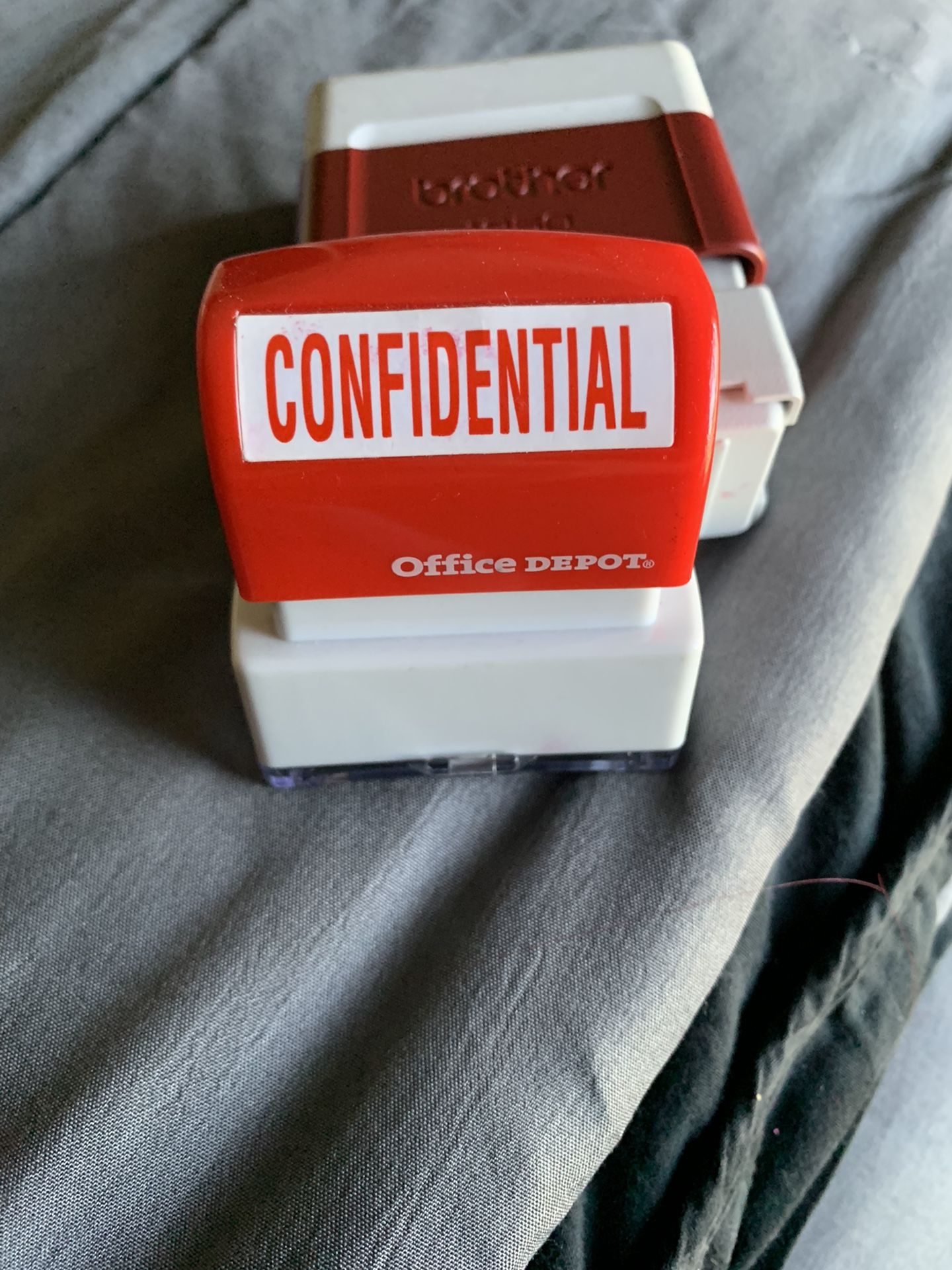 Confidential stamp