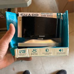 Sharp Alarm Clock Silver