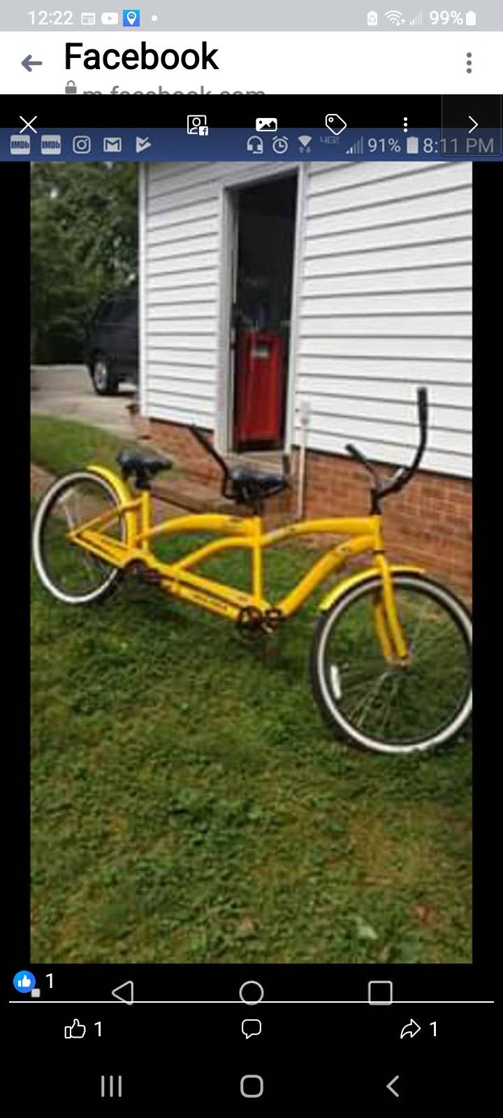 Bicycle Built For Two 2 Kahluna Lau $300