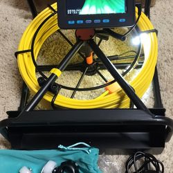SYANSPAN Sewer Camera 100ft/Drain Pipe Camera HD 4.3in Screen with 16GB DVR/ see description 👍👍