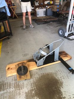 Motor cycle wheel chock