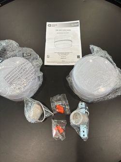Commercial Electric Spin Light 5" LED Dimmable Flush Mount 4000K 600lm 2-Pack