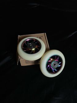 KUTRICK Scooter Wheels – Rainbow/Oil Slick