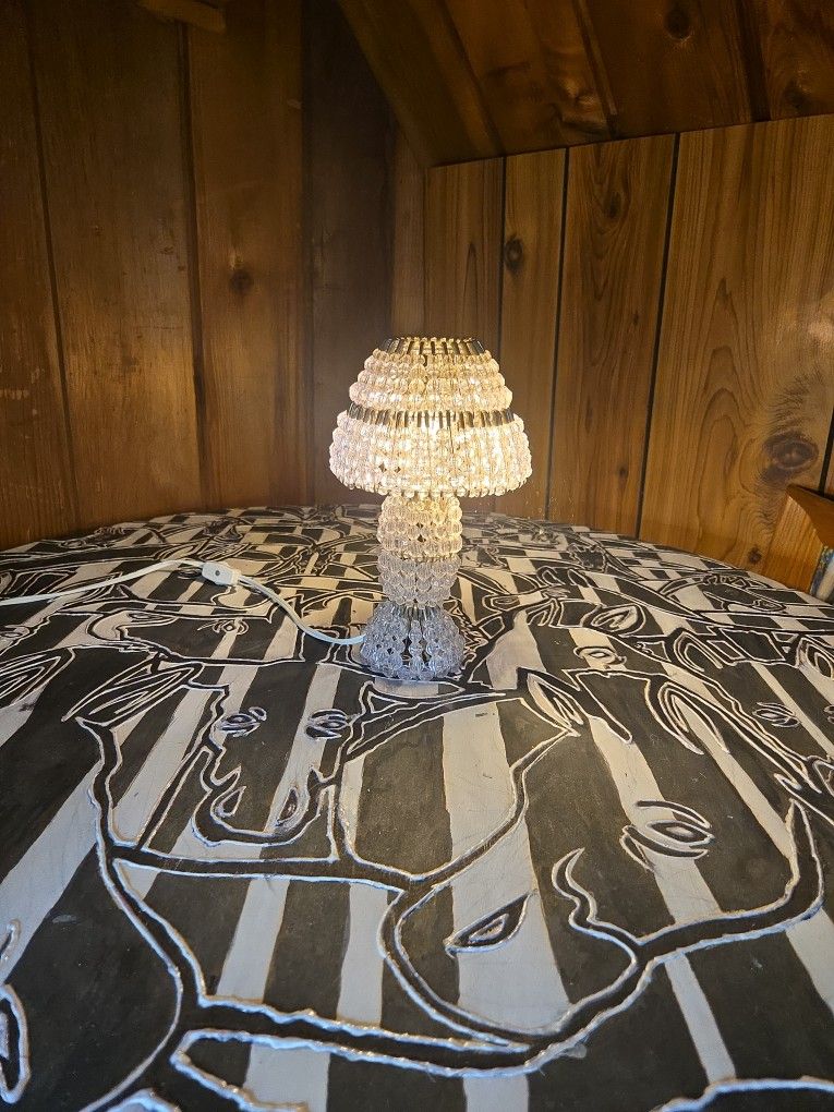 Safety Pin Art Lamp
