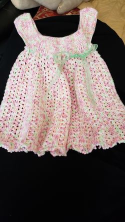 Handmade Girls Crochet Dress