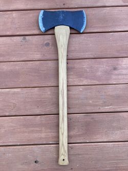 Flint Edge Double Bit Axe