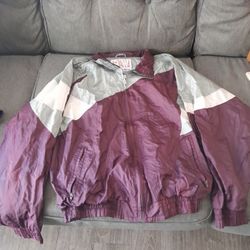 Vintage B A W Athletic Windbreaker