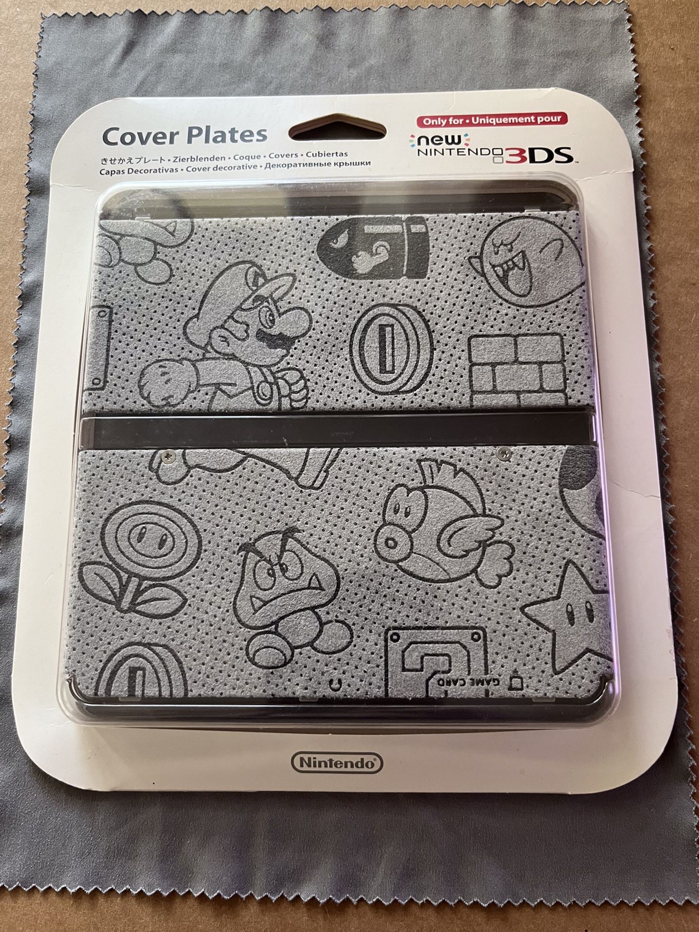 New Nintendo 3DS Kisekae Cover Plates No.012 - Super Mario Felt