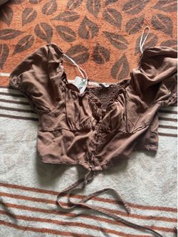 Brown tank top
