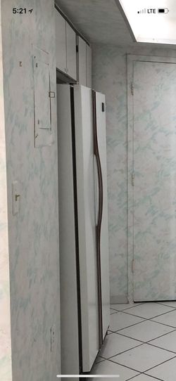 Refrigerator, Antique GE Oven and Dishwasher