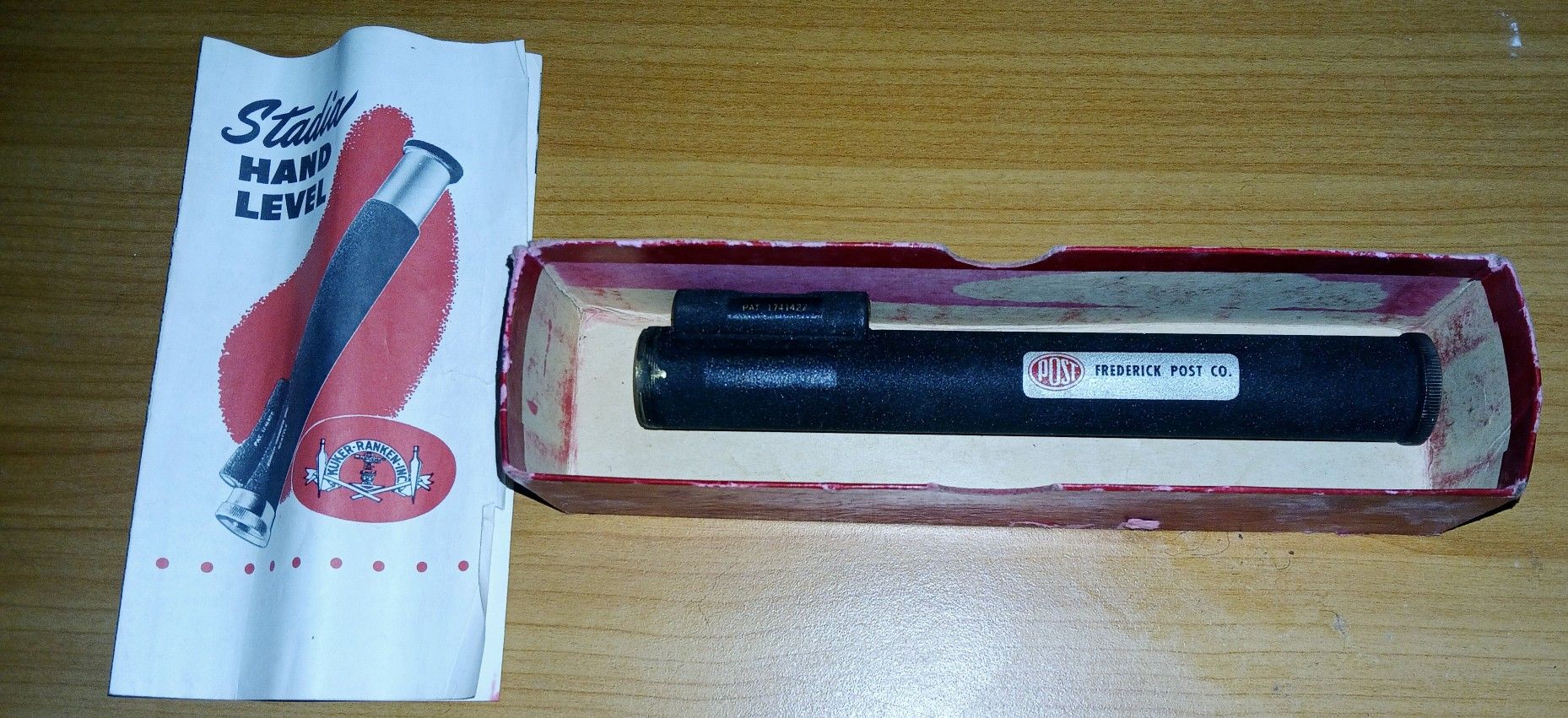 Rare Kuker-Ranken Inc. Stadia Hand Level