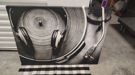 Hey, DJ Won't You Play That Song! Old School Turntable Wall Art