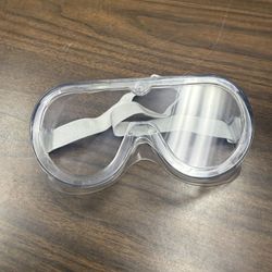 Brand New Clear Safety Goggles - For College Labs, Work & More