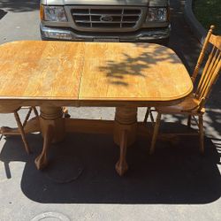 Hard Wood Dining Table Set 