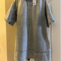 Free People Denim Mini Dress