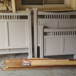 Two Sets Of Full Size Bed Frames