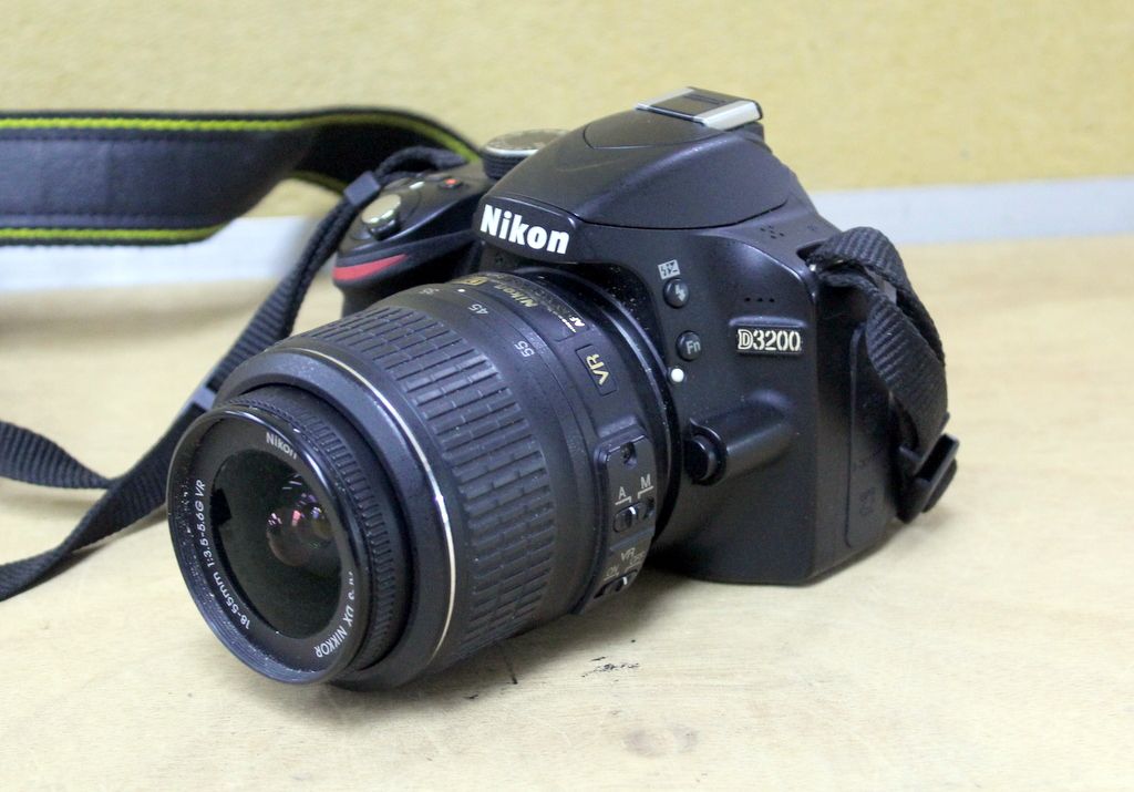 Nikon D3200 24.2MP Digital SLR Camera With Nikkor 18-55mm Lens