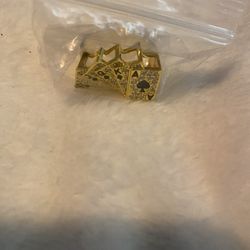 The Spades Of Cards Ring 