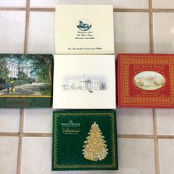 White House Historical Association Christmas Ornaments - Five Years