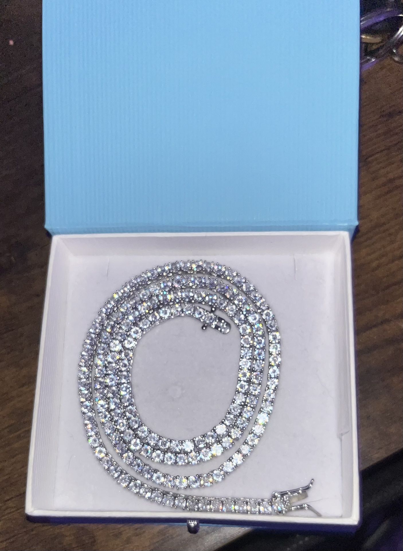 3mm Moissanite Tennis Chain