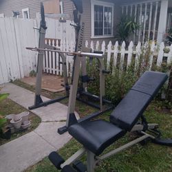 Weight lifting equipment,bar,deadlift stand , weight bench