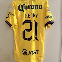 Nike Club America 24/25 Home Soccer Jersey Player Edition Size XL Henry Martin