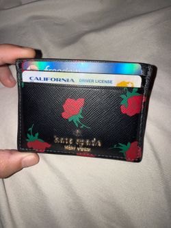 Kate Spade Rose Card Holder