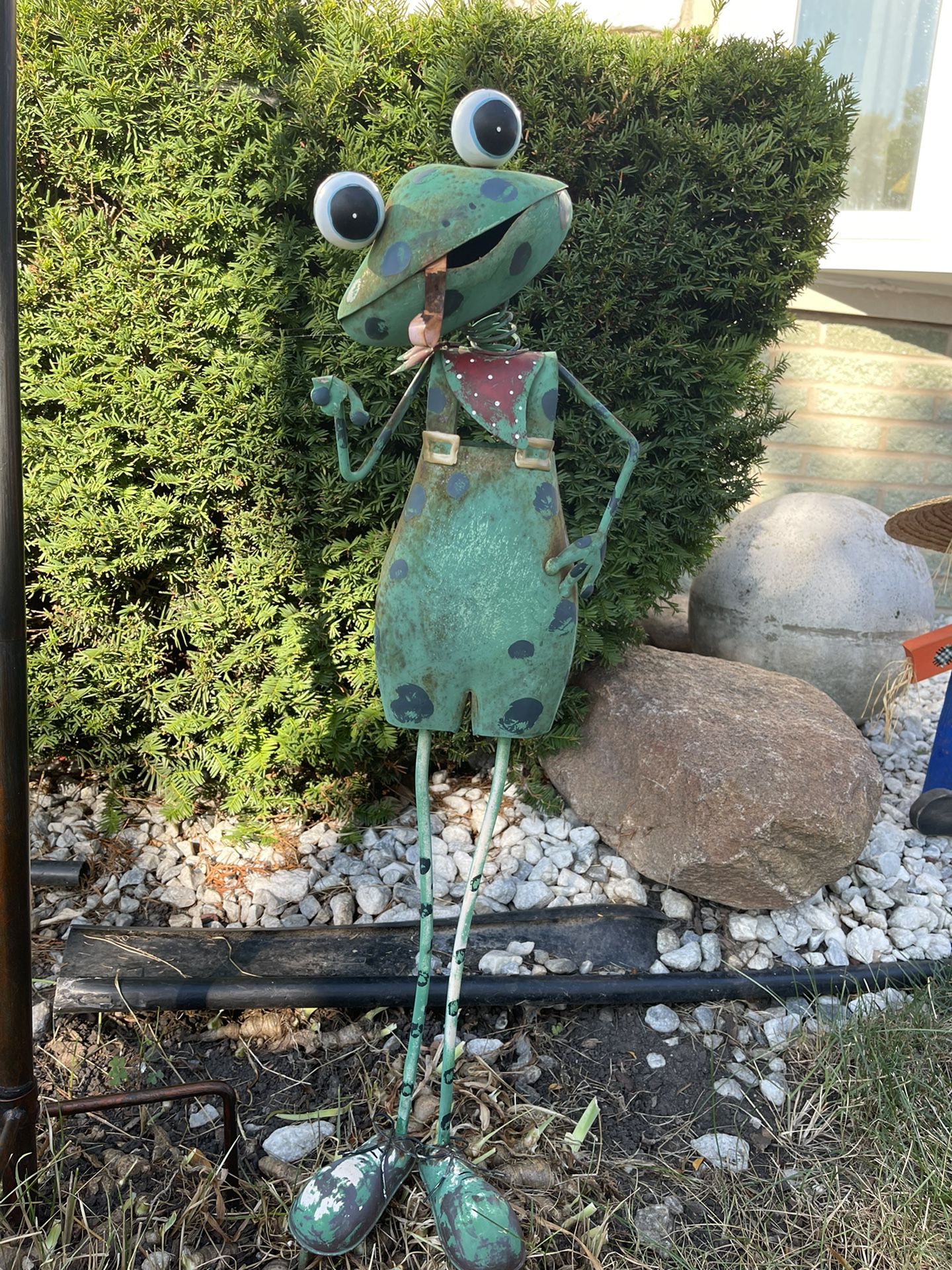 Garden Metal Frog 🐸 Stake Yard Decorations 