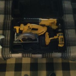 DeWalt Saw, Sawzall,Drill Battery Charger And Drill