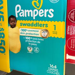 Pampers Swaddlers Diapers For Sale 